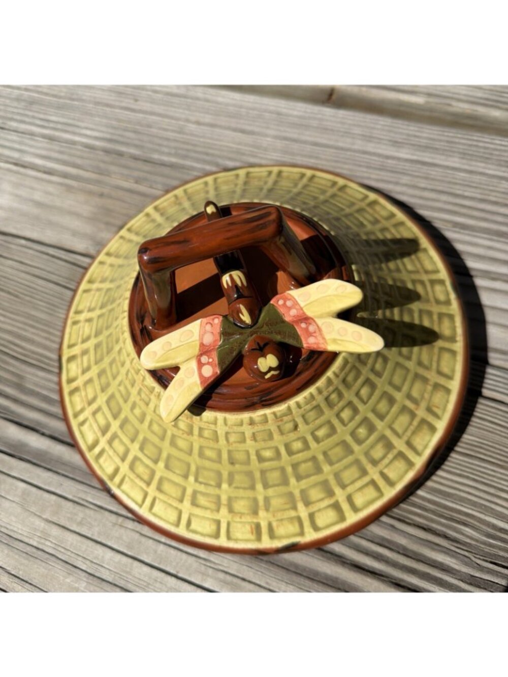 Tracy Porter The Marsh Collection Covered Tureen Turtles Dragonfly ~9" Dia. - Picture 6 of 16